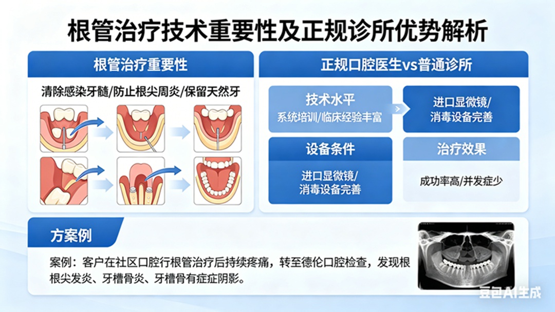 别让“小牙疼”拖成“大麻烦”：规范根管治疗，守住您的每一颗牙(图2)